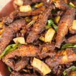 Kerala style anchovy fish curry | netholi mulak fry